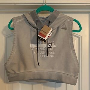 Distressed Reebok crop